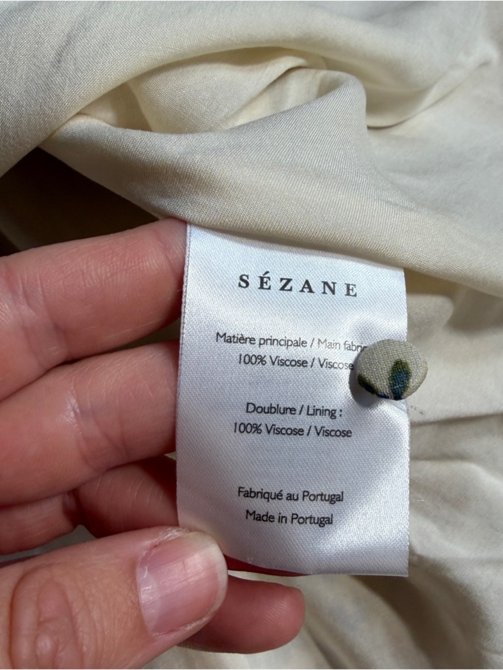 Sezane NWT Barbara Faux Wrap Dress in Garden Floral - Picture 7 of 12